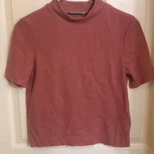 ZARA LOW TURTLENECK TEE